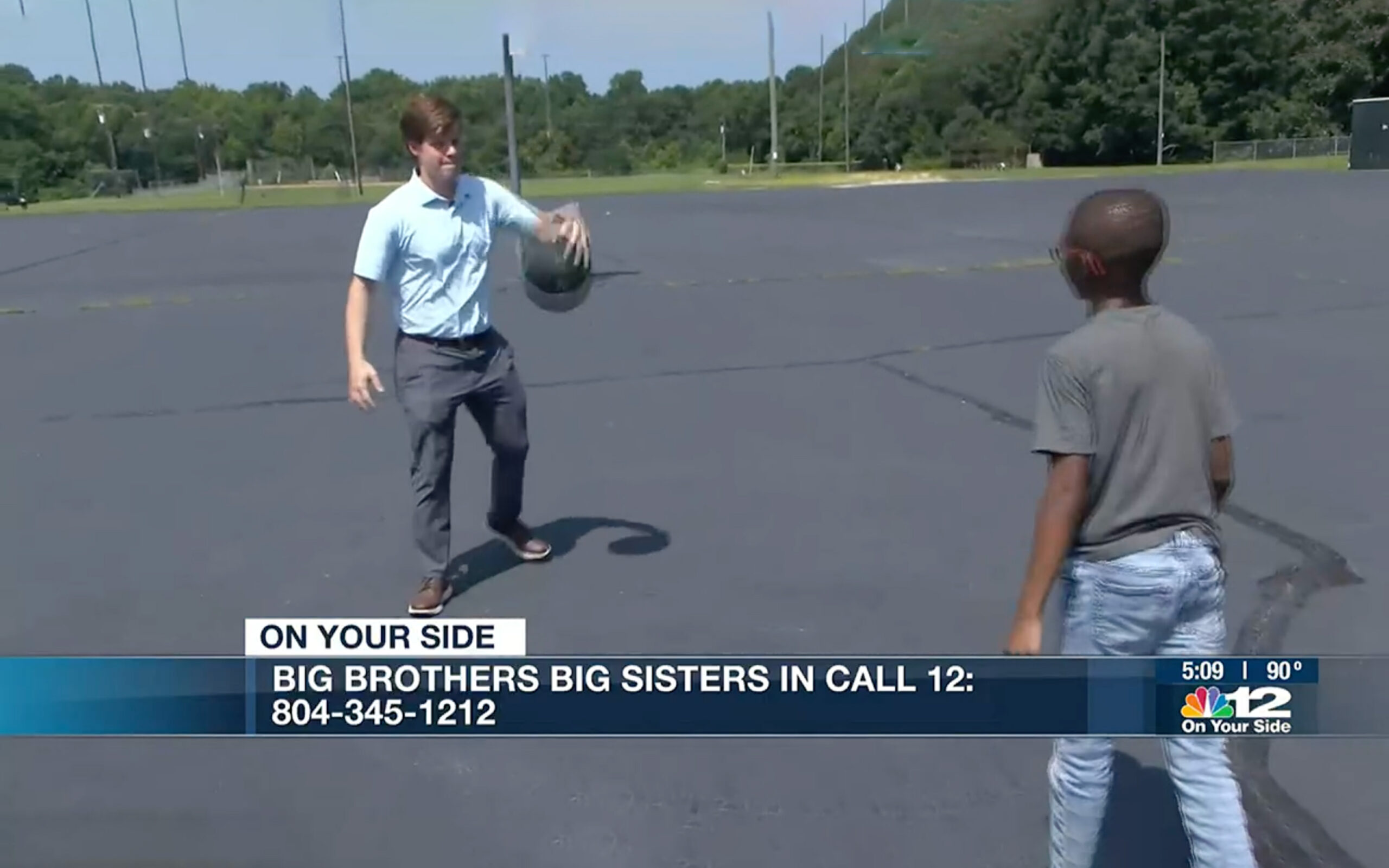 Big Bo and Little Jayce on NBC Call 12